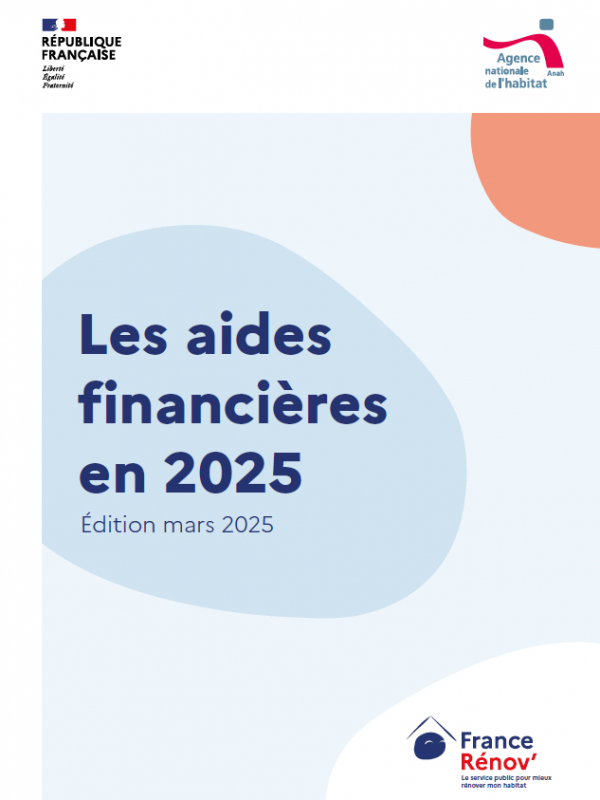 Anah guide aides financières mars 2025