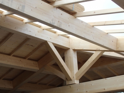 Combles aménagés, pose d'un support bois continu et jointif.JPG