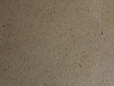 Enduit hygrothermique à la texture soignée à base de chaux aérienne blanche et de granulats de chanvre, enduit à caractère isolant, appliqué en finition enduit intérieur