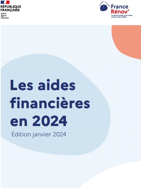 Guide des aides financières janvier 2024