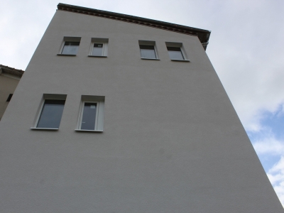 La finition présente un aspect homogène, aspect visuel plan, Chagnol Vincent QUALIBAT RGE pour l'isolation des murs.JPG