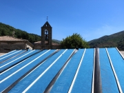 Photo Conjuguer performance, confort et décoration intérieure en une seule opération, le cas d’une rénovation en maison individuelle à Bise sur la commune de Genestelle, avec une solution d’isolation de la toiture par l’extérieur
