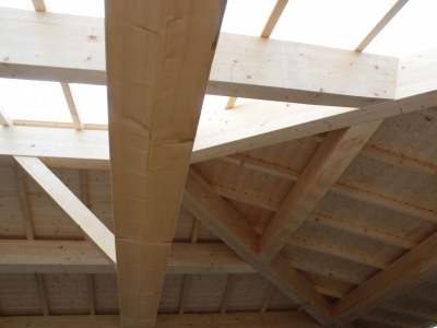 Pose d'un plancher bois continu et jointif, Chagnol Vincent Charpentier à Aubenas.JPG