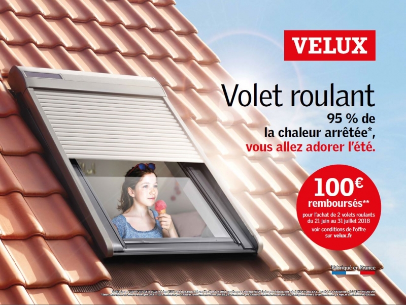 Promotion de l'été du 21 juin 2018 au 31 juillet 2018 sur l'achat de volet roulant solaire VELUX Chagnol Vincent Installateur Conseil à Aubenas en Ardèche.JPG