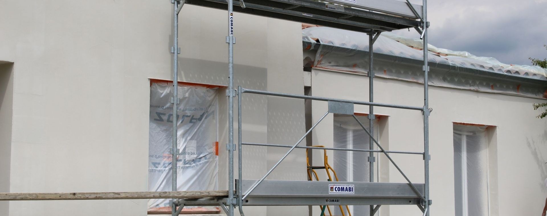 Sous enduit armé, isolation des murs par l'extérieur, Ucel Bassin d'Aubenas