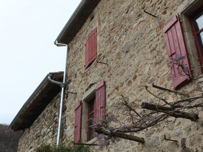 Zinguerie toiture, descentes et cuvette demi ronde en zinc, Chagnol vincent couvreur zingueur à Aubenas.JPG